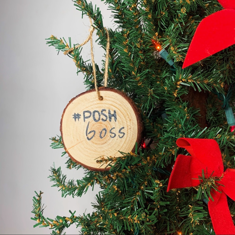 Wood Hand Painted Christmas Ornament